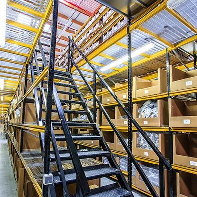 rack multinivel pasillo elevado